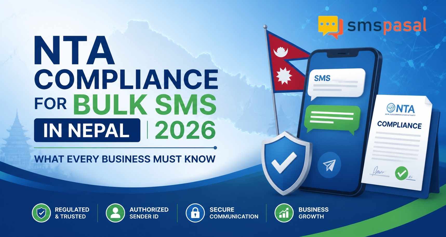 NTA Compliance for Bulk SMS in Nepal: What Every Business Must Know in 2026
